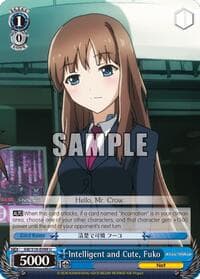 Intelligent and Cute, Fuko - Accel World - Weiss Schwarz card