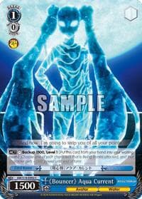 "Bouncer" Aqua Current - Accel World - Weiss Schwarz card