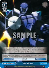 Pile Driver - Accel World - Weiss Schwarz card