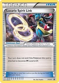 Lucario Spirit Link - XY Promos - Pokemon card