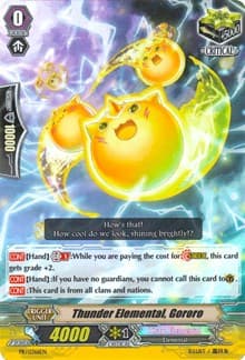 Thunder Elemental, Gororo - PR/0366EN - Promo Cards - Cardfight Vanguard card