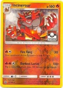 Incineroar - 26/149 (Pokemon League) - League & Championship Cards - Pokemon card