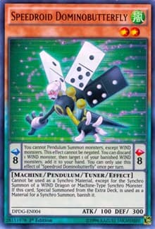 Speedroid Dominobutterfly - Duelist Pack: Dimensional Guardians - YuGiOh card