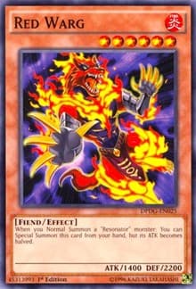 Red Warg - Duelist Pack: Dimensional Guardians - YuGiOh card