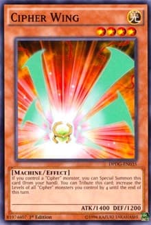 Cipher Wing - Duelist Pack: Dimensional Guardians - YuGiOh card