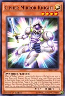 Cipher Mirror Knight - Duelist Pack: Dimensional Guardians - YuGiOh card