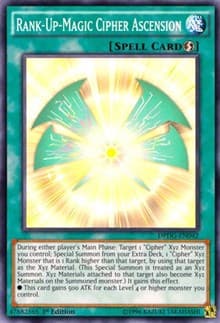 Rank-Up-Magic Cipher Ascension - Duelist Pack: Dimensional Guardians - YuGiOh card