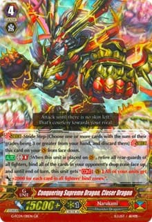 Conquering Supreme Dragon, Closer Dragon - G-FC04: Fighters Collection 2017 - Cardfight Vanguard card