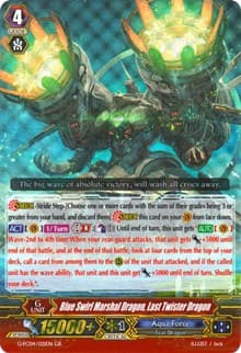 Blue Swirl Marshal Dragon, Last Twister Dragon - G-FC04: Fighters Collection 2017 - Cardfight Vanguard card