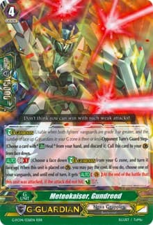 Meteokaiser, Gundreed - G-FC04: Fighters Collection 2017 - Cardfight Vanguard card