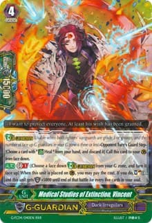 Medical Studies of Extinction, Vincent - G-FC04: Fighters Collection 2017 - Cardfight Vanguard card
