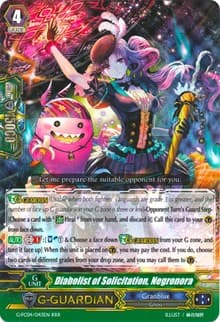Diabolist of Solicitation, Negronora - G-FC04: Fighters Collection 2017 - Cardfight Vanguard card