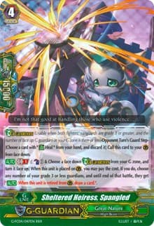 Sheltered Heiress, Spangled - G-FC04: Fighters Collection 2017 - Cardfight Vanguard card