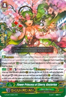 Flower Princess of Cherry, Kosterina - G-FC04: Fighters Collection 2017 - Cardfight Vanguard card