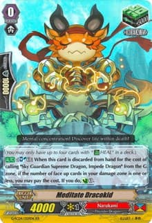Meditate Dracokid - G-FC04: Fighters Collection 2017 - Cardfight Vanguard card