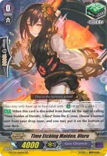 Time Etching Maiden, Uluru - G-FC04: Fighters Collection 2017 - Cardfight Vanguard card