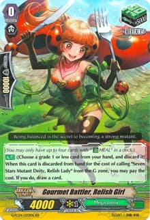 Gourmet Battler, Relish Girl - G-FC04: Fighters Collection 2017 - Cardfight Vanguard card