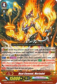 Heat Element, Merindol - G-FC04: Fighters Collection 2017 - Cardfight Vanguard card