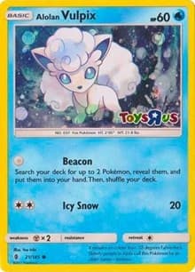 Alolan Vulpix - 21/145 (Toys R Us Promo) - Miscellaneous Cards & Products - Pokemon card