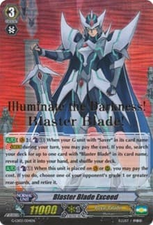 Blaster Blade Exceed (Hot Stamped) - G-Legend Deck Vol.3: The Blaster - Cardfight Vanguard card
