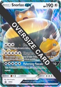 Snorlax GX - SM05 - Jumbo Cards - Pokemon card