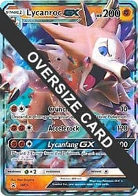 Lycanroc GX - SM14 - Jumbo Cards - Pokemon card