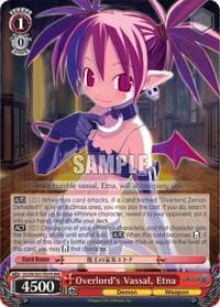Overlord's Vassal, Etna (RRR) - Disgaea - Weiss Schwarz card