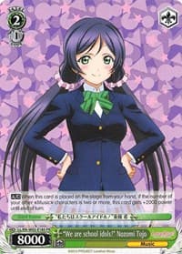 "We are School Idols!" Nozomi Tojo - Love Live! DX Vol.2 - Weiss Schwarz card