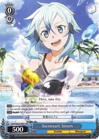 Swimsuit Sinon - Sword Art Online II Vol.2 - Weiss Schwarz card
