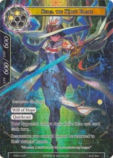 Zero, the King's Blade (Full Art) - Echoes of the New World - Force of Will card