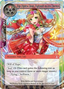 Red Riding Hood, Rainbow to the Heavens - Echoes of the New World - Force of Will card