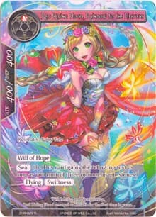 Red Riding Hood, Rainbow to the Heavens (Full Art) - Echoes of the New World - Force of Will card
