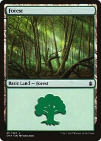 Forest (311) - Commander Anthology - Magic: The Gathering card