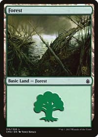 Forest (315) - Commander Anthology - Magic: The Gathering card