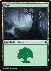 Forest (317) - Commander Anthology - Magic: The Gathering card