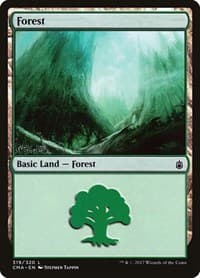 Forest (319) - Commander Anthology - Magic: The Gathering card