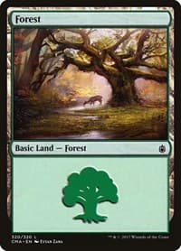 Forest (320) - Commander Anthology - Magic: The Gathering card
