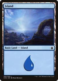 Island (293) - Commander Anthology - Magic: The Gathering card