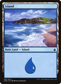 Island (295) - Commander Anthology - Magic: The Gathering card