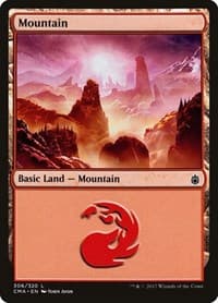 Mountain (306) - Commander Anthology - Magic: The Gathering card
