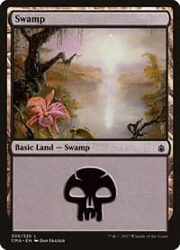 Swamp (300) - Commander Anthology - Magic: The Gathering card