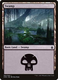Swamp (302) - Commander Anthology - Magic: The Gathering card