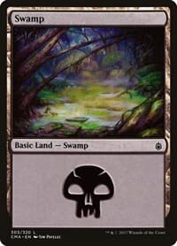 Swamp (303) - Commander Anthology - Magic: The Gathering card