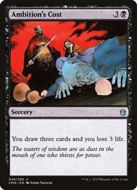 Ambition's Cost - Commander Anthology - Magic: The Gathering card