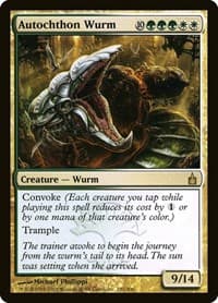 Autochthon Wurm - Ravnica: City of Guilds - Magic: The Gathering card