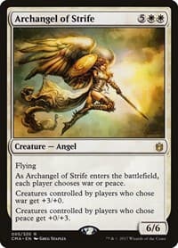 Archangel of Strife - Commander Anthology - Magic: The Gathering card