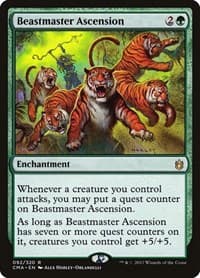 Beastmaster Ascension - Commander Anthology - Magic: The Gathering card