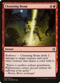 Cleansing Beam - Commander Anthology - Magic: The Gathering card