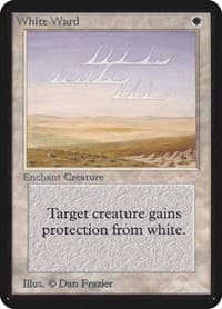 White Ward - Alpha Edition - Magic: The Gathering card