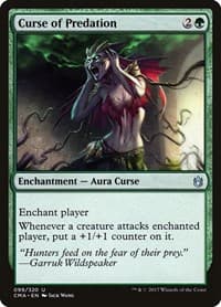 Curse of Predation - Commander Anthology - Magic: The Gathering card